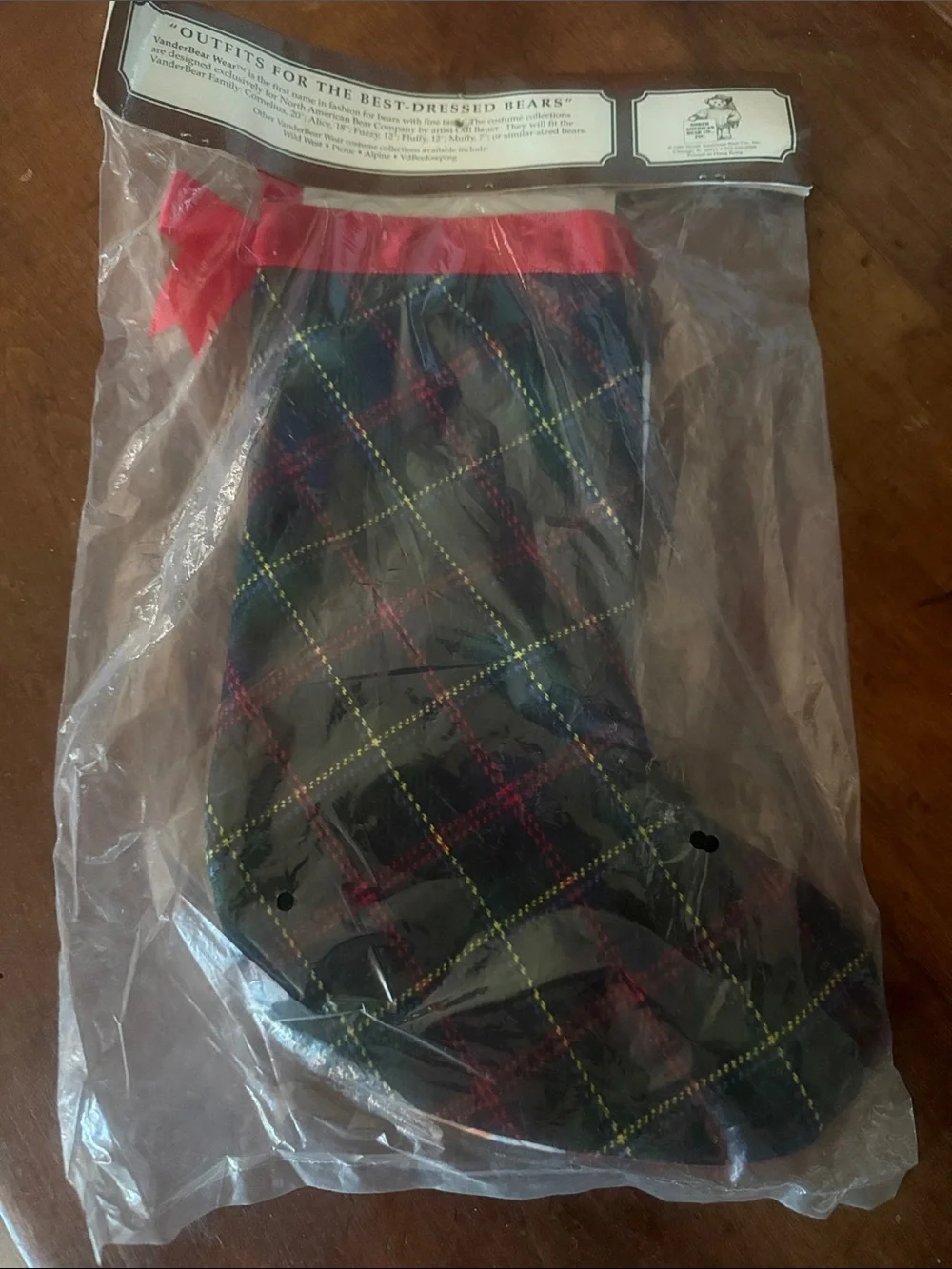 Vanderbear Stocking - Picture 2 of 2